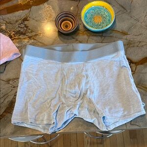 American Eagle Outfitters Light Gray Boxer Briefs